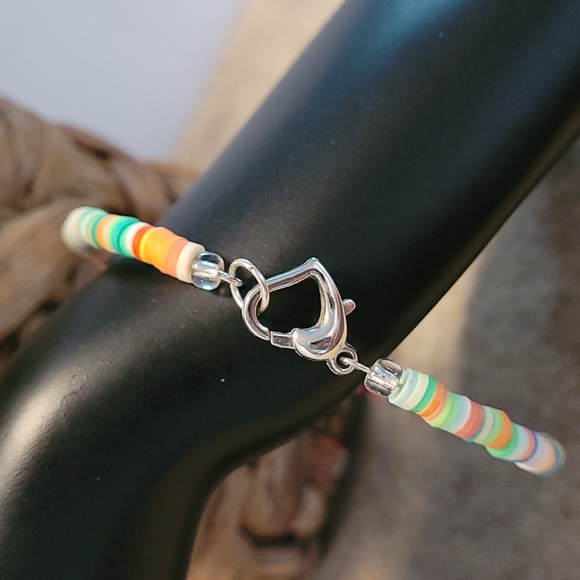 Sherbet Clay Bead Bracelet - Picture 4 of 4